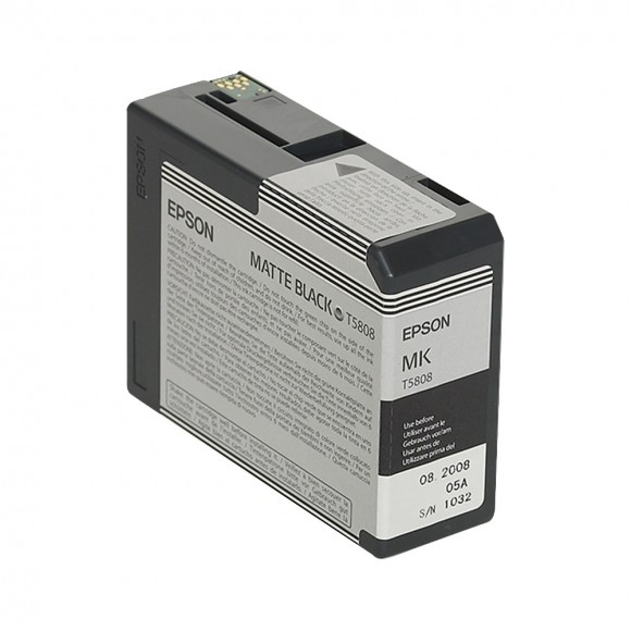 Epson Matte Black for 3800 & 3880 Printers - 80ml - T5808